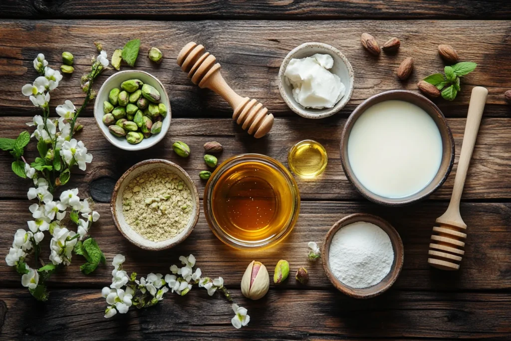 Is pistachio cream full of sugar?