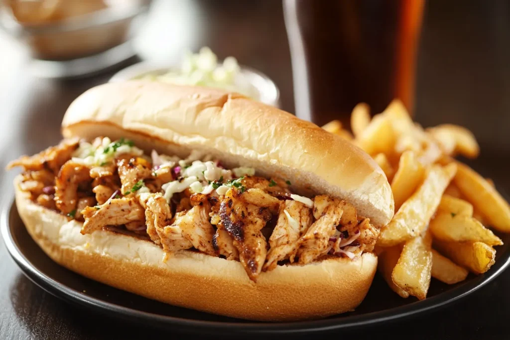 Charri A fully plated chicken Philly cheesesteak sandwich ser 1be93cfd bf8e 4398 8d8a 2726f5211c8c 3 - The Ultimate Chicken Philly Cheesesteak Recipe