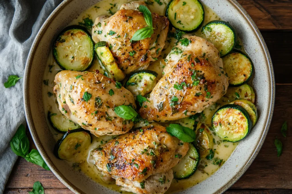 Easy keto chicken recipe zucchini