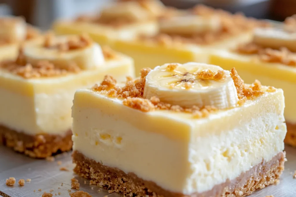  Banana Pudding Cheesecake Bars